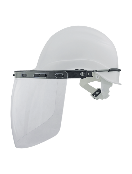 Bullhead Safety Head Protection Clear Toric Polycarbonate Face Shield- 1 each, #HH-V5