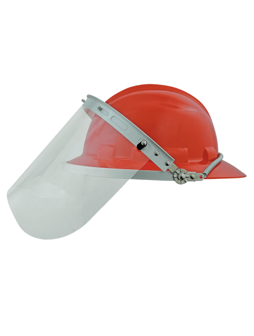 Bullhead Safety Head Protection Clear PETG Face Shield- 100ct/case, #HH-V6