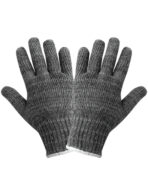 Gray String Knit Glove Women's One Size 300 Pair, #S55G-W