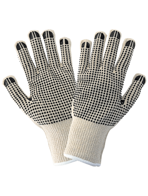 Heavyweight Two-Sided Dotted Terry Cloth Glove Size 8(M) 144 Pair, #T1250D2-8(M)