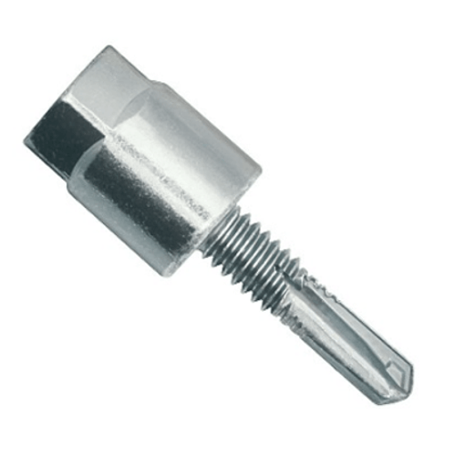 DeWalt PFM223115N - 1/4"-20 x 1-1/2" Hangermate For Steel, Vertical Mount, Rod Hanging Anchors, 3/8" Rod Diameter, #5 Point, with Nut (25/Pkg.) DeWalt PFM223115N - 1/4"-20 x 1-1/2" Hangermate For Steel, Vertical Mount, Rod Hanging Anchors, 3/8" Rod Diameter, #5 Point, with Nut (25/Pkg.)