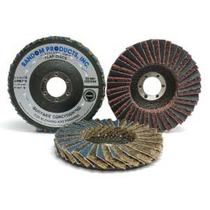 Interleaf Aluminum Oxide/Zirconia Coarse Flap Disc, 4 1/2" X 7/8", Z/60 (10/Pkg)