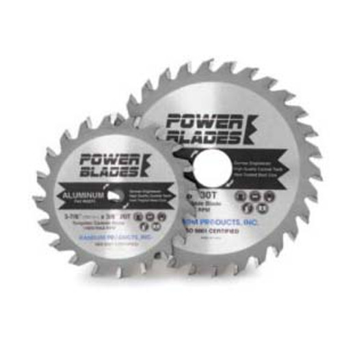 Power TCT Blade For Aluminum, 8" x 1", Tungsten Carbide Tipped, 60T (Qty. 1)