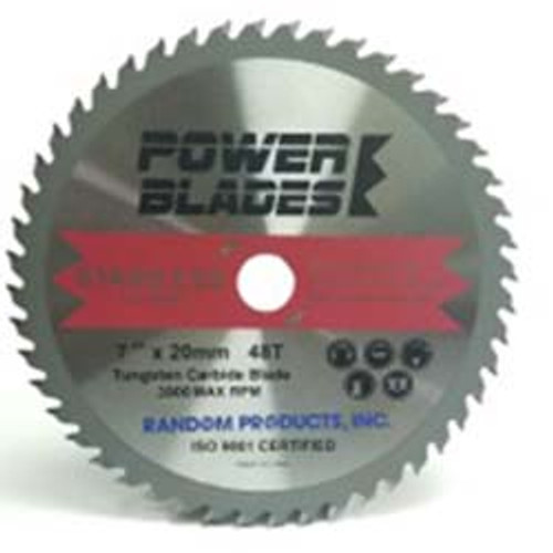 Power TCT Blade For Stainless, 8" x 1", Tungsten Carbide Tipped, 54T (Qty. 1)