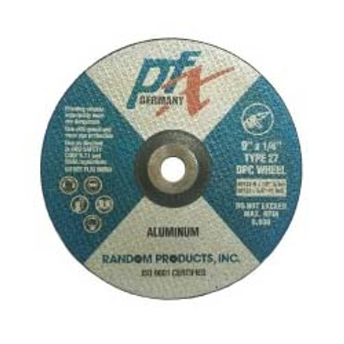 PFX Grinding Wheel for Aluminum , 5" X 1/4" X 7/8", Type 27 (25/pkg)