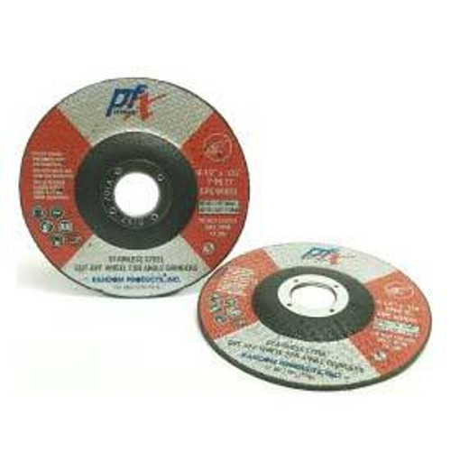 PFX DPC Cutting Wheel for Stainless 7" X .045" X 7/8", Type 27 (25/pkg) PFX DPC Cutting Wheel for Stainless 7" X .045" X 7/8", Type 27 (25/pkg)
