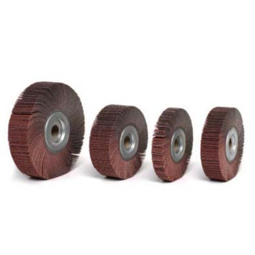 Premium Unmounted Flap Wheels, 6" x 1 1/2" x 1", Grit 100, Aluminum Oxide, (10/Pkg)