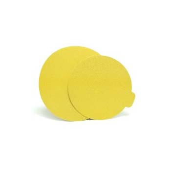 PSA Gold Paper Stick On Discs, 5", Grit 600C, Aluminum Oxide, (100/Pkg)
