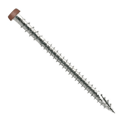 Simpson Strong Tie #10 x 2-3/4" Deck Drive DCU Composite Deck Screws, 316 Stainless Steel, Red (70/Pkg.) #DCU234C316RD