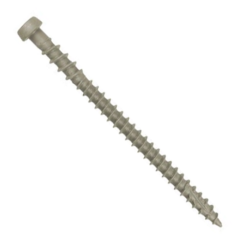 Simpson Strong Tie #10 x 2-3/4" Deck Drive DCU Composite Deck Screws, Quik Guard Coating, Gray (70 /Pkg.) #DCU234GRR70