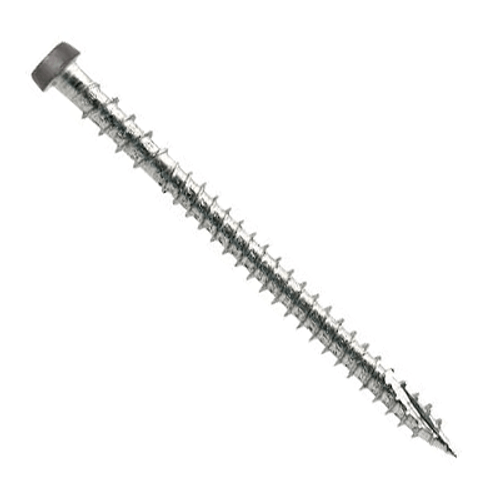 Simpson Strong Tie #10 x 2-3/4" Deck Drive DCU Composite Deck Screws, 316 Stainless Steel, Gray (1750/Pkg.) #DCU234MB316GR