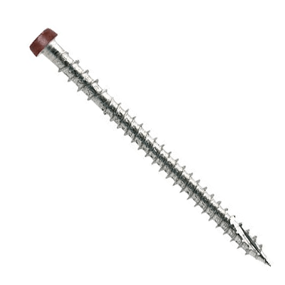 Simpson Strong Tie #10 x 2-3/4" Deck Drive DCU Composite Deck Screws, 316 Stainless Steel, Red 01 (350/Pkg.) #DCU234P316RD01