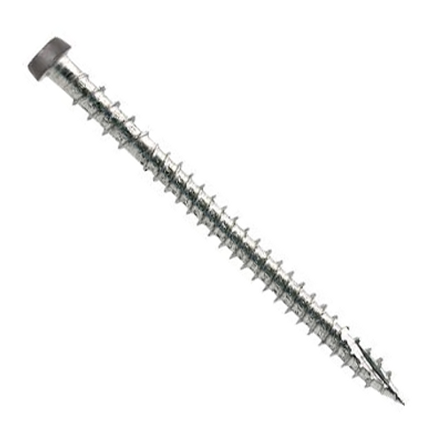 Simpson Strong Tie #10 x 2-3/4" Deck Drive DCU Composite Collated Deck Screws, 316 Stainless Steel, Gray (1000 /Pkg.) #DCU234S316GR