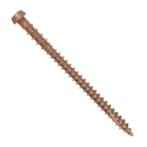Simpson Strong Tie #10 x 2-3/4" Deck Drive DCU Composite Deck Screws, Quik Guard Coating, Tan 03 (70/Pkg.) #DCU234TN03R70