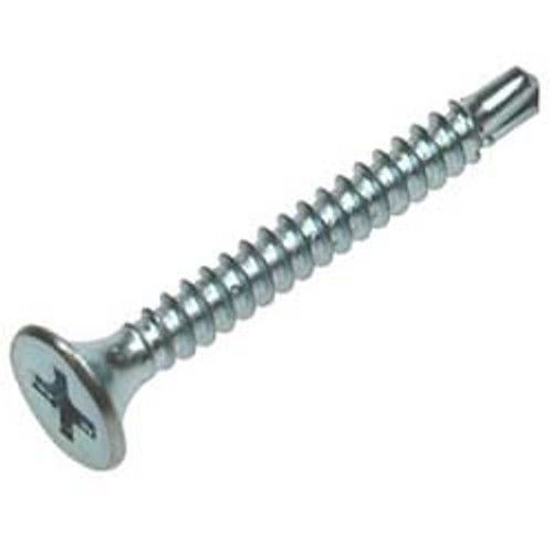 Simpson Strong-Tie #6 x 1-1/4" Self-Drilling Screws, Square Drive, Bugle Head, 410 Stainless Steel (1000/Pkg) #F06T125BDM