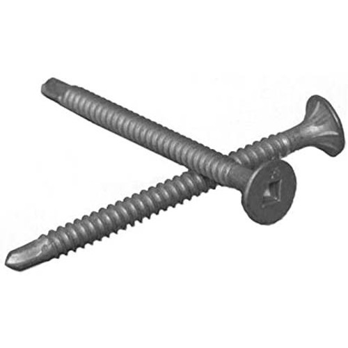 Simpson Strong-Tie #8 x 1-5/8" Self-Drilling Fiber-Cement Screws, Wafer Head, Square, 410 Stainless Steel (1000/Pkg) #F08T162WDM