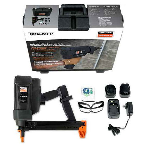 Simpson Strong Tie-GCN-MEPMAGKT, MEP W/ Magazine, Gas-Actuated Concrete Nailer Kit (1/Pkg)