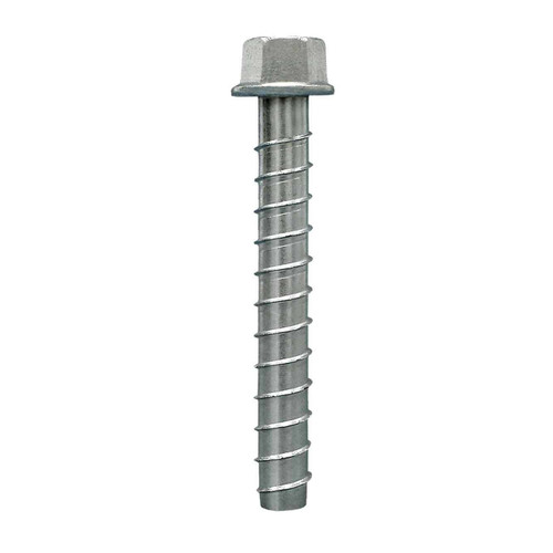Simpson Strong Tie 1/2" x 6" Titen HD Hex Head Heavy-Duty Screw Anchors, Mechanically Galvanized (Qty. 1) #THD50600HMGF1