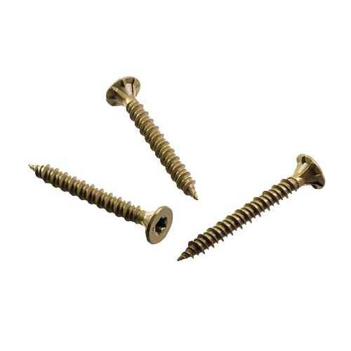 Simpson Strong-Tie #8 x 2-1/4" Cement Board Screws, Wafer Head, Six Lobe, Zinc (100/Pkg) #CBHL214R100