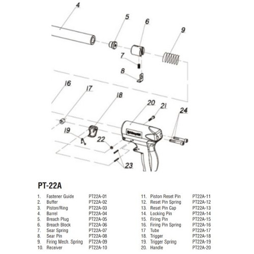 Simpson Strong Tie-PT22A-08, Sear Pin (1/Pkg)