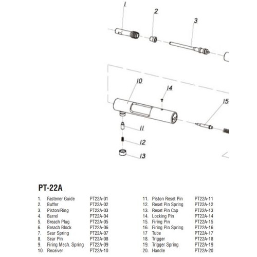 Simpson Strong Tie-PT22A-15, Firing Pin (1/Pkg)
