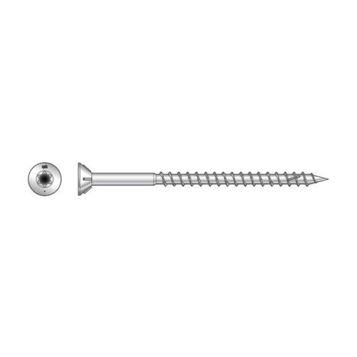 Simpson Strong-Tie #10 x 2-1/2" Deck-Drive DWP Wood Screws, 305 Stainless Steel, Six Lobe, Flat Head (175/Pkg) #S08200EDDI