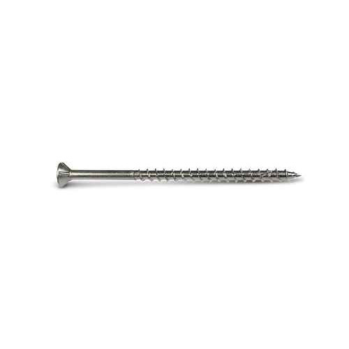 Simpson Strong-Tie #12 x 3" Deck-Drive DWP Wood Screws, 305 Stainless Steel, Six Lobe, Flat Head (1/LB) #S12300WP1