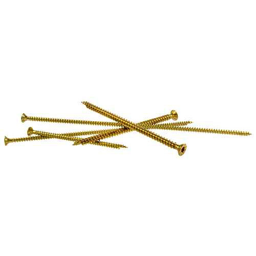 Simpson Strong-Tie .230" x 7" Strong-Drive SDCF Timber-CF Screws, Flat Head w/Nibs, Six Lobe, Zinc Yellow (50/Pkg) #SDCF22700-R50