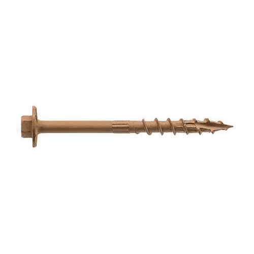 Simpson Strong-Tie .195" x 3" Strong Drive SDWH Timber Screws, Large Hex Washer Head, Double-Barrier Coating (250/Pkg) #SDWH19300DBMB