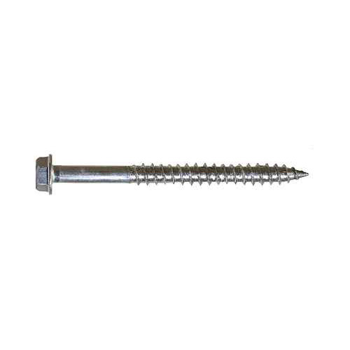 Simpson Strong-Tie .188" x 5" Strong Drive SDWH Timber Screws, Hex Washer Head, 316 Stainless Steel (10/Pkg) #SDWH19500SS-R10