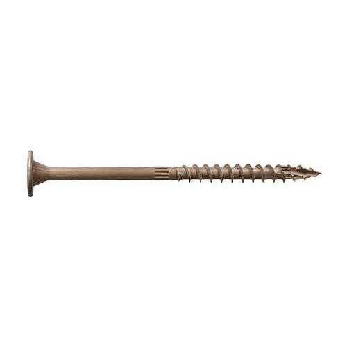 Simpson Strong-Tie .220 x 10" Strong-Drive SDWS Timber Screws, Exterior Grade, Washer Head, Six Lobe, Double Barrier Coating (Qty. 1) #SDWS221000DB-RP1