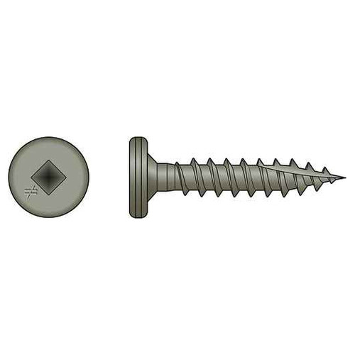 Simpson Strong-Tie #14 x 2-1/4" PC Standing-Seam-Roofing Panel Clip Screw, Collated (500/Pkg) #SSPCSD214T1414
