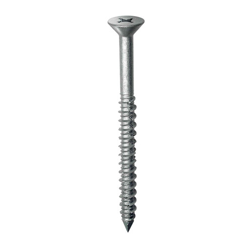 Simpson Strong-Tie 1/4" x 2-1/4" Titen Concrete & Masonry Screws, Phillips Flat Head, 410 Stainless Steel (100/Pkg) #TTN25214PFSS