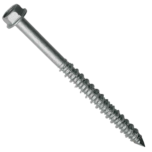 Simpson Strong-Tie 1/4" x 2-3/4" Titen Concrete & Masonry Screws, Hex Head, 410 Stainless Steel (100/Pkg) #TTN25234HSS