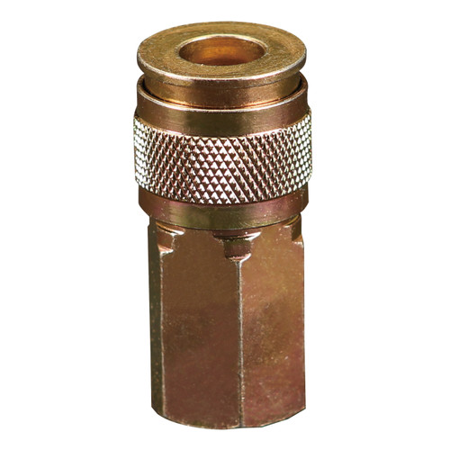Bostitch Universal 1/4" Series Coupler, Push To Connect With 1/4" NPT Female  Thread #BTFP72321 (4/Pkg)