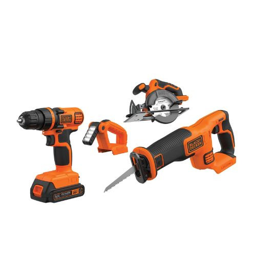 BLACK+DECKER 20V MAX* POWERCONNECT Cordless Drill/Driver + Circular Saw  Combo Kit (BDCD220CS)