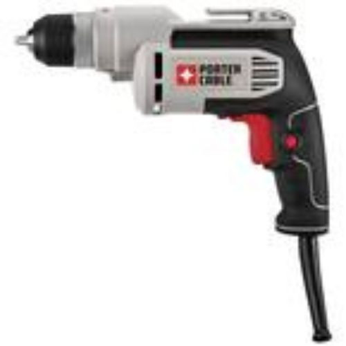 Porter Cable 3/8" Variable Speed Corded Drill, 6 Amp #PC600D (1/Pkg.)