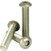 M4-0.70x30 mm Fully Threaded Button Socket Caps Coarse 18-8 Stainless (4,000/Bulk Pkg.)