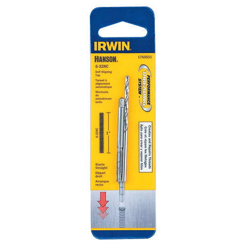 Irwin Hanson® Drill & Tap Combo, 10-24NC / #25, #IR-1765535 (3/Pkg)