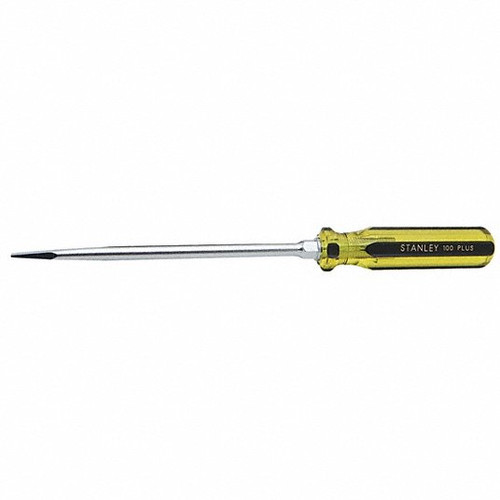Stanley Products 100 Plus Square Blade Standard Tip Screwdriver, 3/8" x 8" #66-178-A (1/Pkg.)