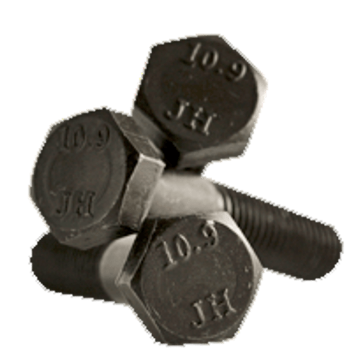 M16-2.00x150 mm Partially Threaded Hex Cap Screws 10.9 DIN 931 / ISO 4014 Coarse Alloy Plain (70/Bulk Pkg.)