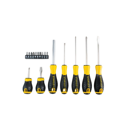 Stanley Products 17 Piece Control Grip Screwdriver Set #STHT66598 (4 Sets)