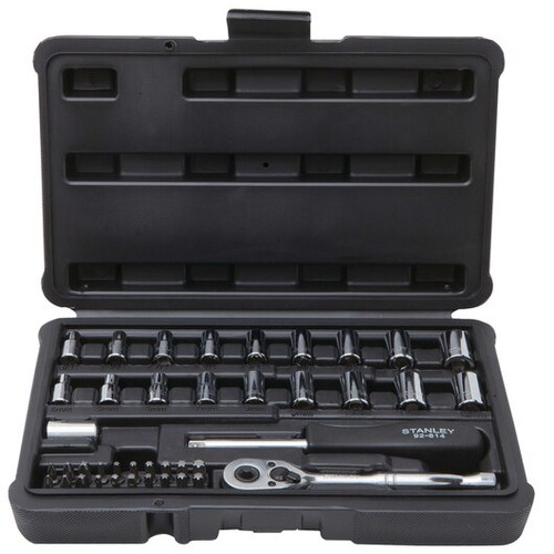 STANLEY® FATMAX® 179 pc Matte Black Chrome Mechanic's Tool Set