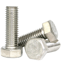 M24-3.00x140 mm Fully Threaded DIN 933 Hex Cap Screws Coars Stainless Steel A2 (5/Pkg.)