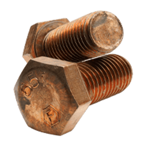 1/2"-13x5" Fully Threaded TFL 651 Silicon Bronze Hex Cap Screw (25/Pkg.)