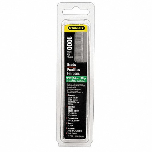 Stanley Products 5/8" Brad Nails, 1000 Pack #SWKBN625S (5 Packs)