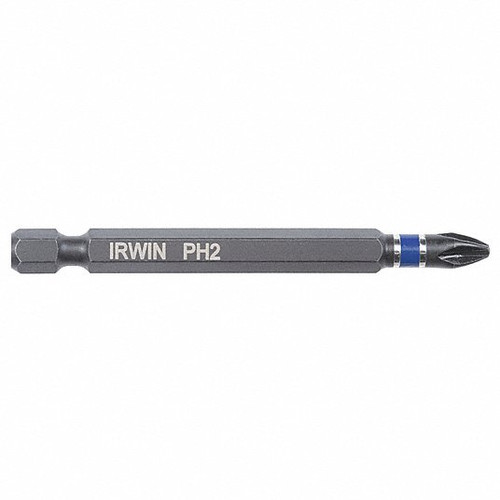 Irwin Impact Performance Phillips #2 Power Bit, 3-1/2" #IWAF33PH2B10 (10/Pkg.)