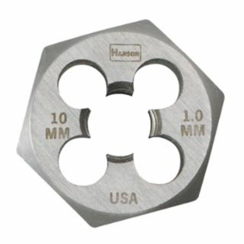 Irwin® Hanson® Hexagon Metric Dies, 12MM - 1.25, With 1" Diameter (HCS),  #IR- 6642ZR (5/Pkg)