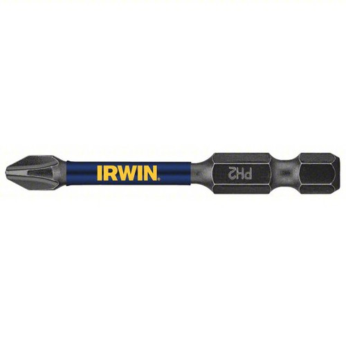 Irwin Impact Performance 2" Phillips (PH2) Power Bit, 1/4" Hex #IWAF32PH2B10 (10/Pkg.)