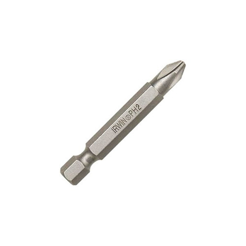 Irwin 3-1/2" Phillips (PH2) Screwdriver Power Bit, 1/4" Hex #IWAF23PH2 (5/Pkg.)